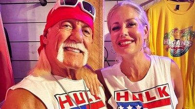 Hulk Hogan with wife Sky Daily (Instagram/hulkhogan) Hulk Hogan with wife Sky Daily (Instagram/hulkhogan)