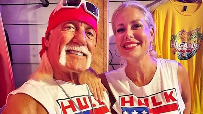 Hulk Hogan married for the third time in a low-key ceremony with wife Sky Daily. (Instagram/hulkhogan) Hulk Hogan married for the third time in a low-key ceremony with wife Sky Daily. (Instagram/hulkhogan)