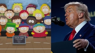 South Park's Season 27 premiered after a two-and-a-half-year break, featuring President Donald Trump in bed with Satan. (@SouthPark/X, (AP Photo/Julia Demaree Nikhinson)) South Park's Season 27 premiered after a two-and-a-half-year break, featuring President Donald Trump in bed with Satan. (@SouthPark/X, (AP Photo/Julia Demaree Nikhinson))