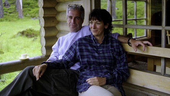 British socialite Ghislaine Maxwell and US financier Jeffrey Epstein. (AFP)