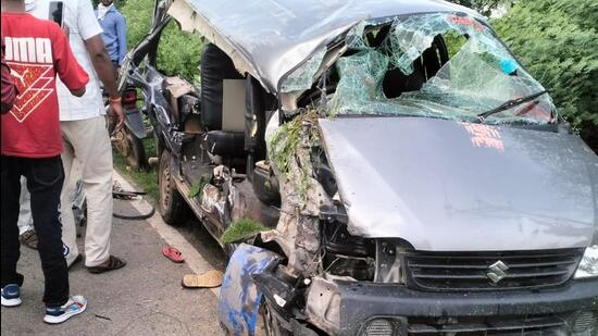 The accident occurred on the Karauli-Hindaun state highway-22 near Gudla village in Rajasthan. (Sourced)