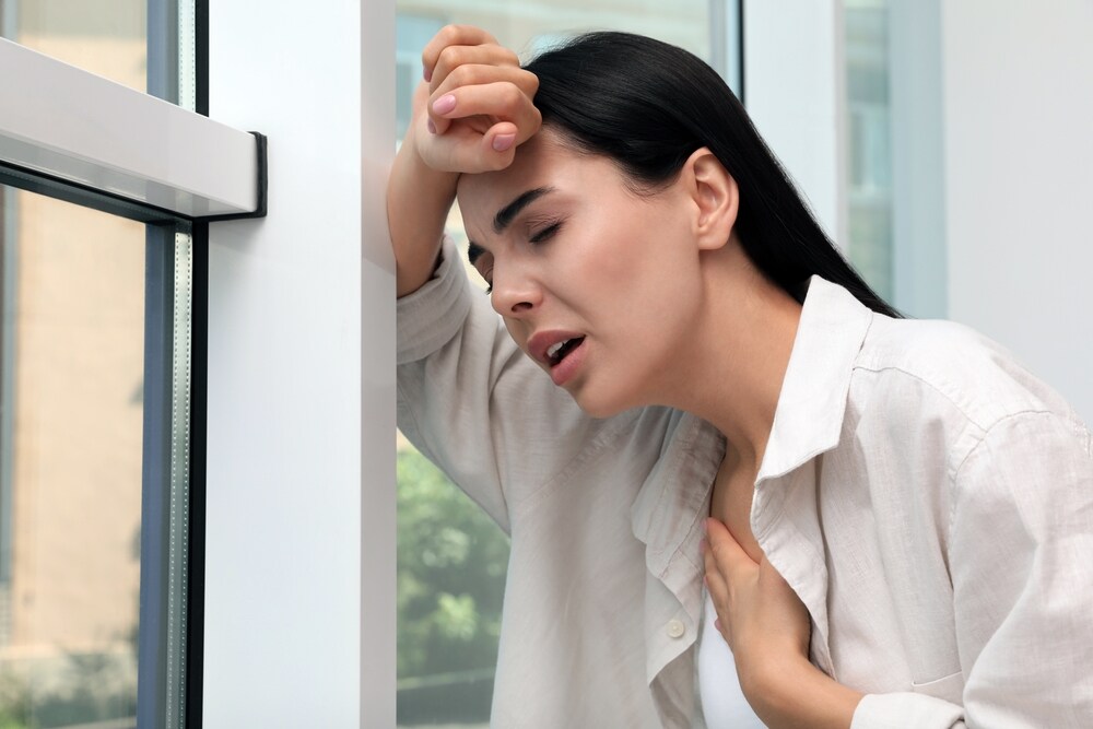 Shortness of breath during light exercise is one of the signs. (Shutterstock) Shortness of breath during light exercise is one of the signs. (Shutterstock)