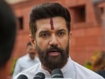 Union Minister Chirag Paswan speaks to the media during the Monsoon session of Parliament.