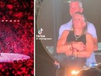 Astronomer CEO Andy Byron and HR head Kristin Cabot at a Coldplay concert. 