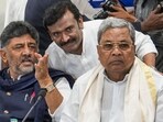 Bengaluru: Karnataka chief minister Siddaramaiah with deputy CM and state Congress President DK Shivakumar during the AICC OBC advisory council meeting, in Bengaluru.
