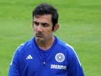 Gautam Gambhir during a practice session. Gautam Gambhir during a practice session.