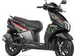 The TVS NTorq 125 Super Soldier is inspired Marvel hero Captain America and gets a new camo-themed livery