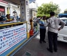 The challenge comes after the BJP government faced widespread criticism earlier this month for implementing a CAQM directive denying fuel to end-of-life vehicles from July 1. (Arvind Yadav/HT PHOTO) The challenge comes after the BJP government faced widespread criticism earlier this month for implementing a CAQM directive denying fuel to end-of-life vehicles from July 1. (Arvind Yadav/HT PHOTO)