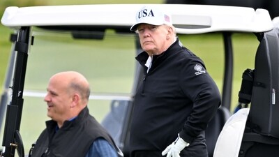The Presidents visit to Scotland's picturesque Turnberry underlines the US president's long-held desire to host golf's illustrious British Open at the famous course, despite numerous stumbling blocks. (Photo by ANDY BUCHANAN / AFP) (AFP) The Presidents visit to Scotland's picturesque Turnberry underlines the US president's long-held desire to host golf's illustrious British Open at the famous course, despite numerous stumbling blocks. (Photo by ANDY BUCHANAN / AFP) (AFP)