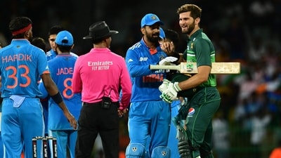 Indian players celebrate their victory at the end of the Asia Cup 2023 super four match against Pakistan (AFP) Indian players celebrate their victory at the end of the Asia Cup 2023 super four match against Pakistan (AFP)