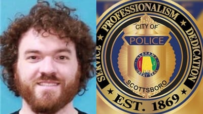 Daniel Victor McCarn has been identified as the suspect in the Scottsboro police shooting (X) Daniel Victor McCarn has been identified as the suspect in the Scottsboro police shooting (X)