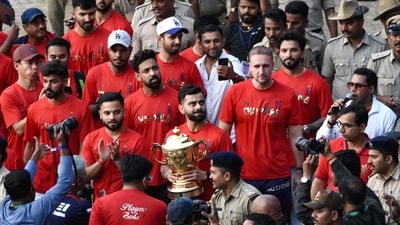 Chinnaswamy Stadium in Bengaluru deemed ‘unsafe’ as it is not fit to host large public gatherings. (AFP) Chinnaswamy Stadium in Bengaluru deemed ‘unsafe’ as it is not fit to host large public gatherings. (AFP)