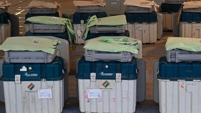 Opposition parties have repeatedly raised questions on the poll process, including the electronic voting machines (EVMs, in picture) and the EC's move to seek citizenship proofs from voters. (Representative/AFP file) Opposition parties have repeatedly raised questions on the poll process, including the electronic voting machines (EVMs, in picture) and the EC's move to seek citizenship proofs from voters. (Representative/AFP file)