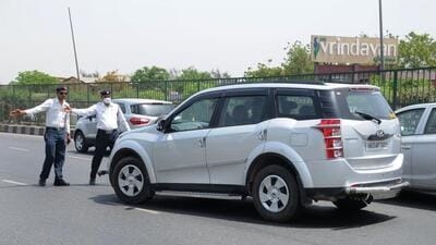 Out of the around 8.2 million active vehicles in the city, nearly 2.6 million do not have a valid PUC certificate. (HT Archive) Out of the around 8.2 million active vehicles in the city, nearly 2.6 million do not have a valid PUC certificate. (HT Archive)