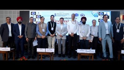 PHD Chamber of Commerce and Industry (PHDCCI) organised a high-impact conference in Ludhiana on Saturday. (HT Photo) PHD Chamber of Commerce and Industry (PHDCCI) organised a high-impact conference in Ludhiana on Saturday. (HT Photo)