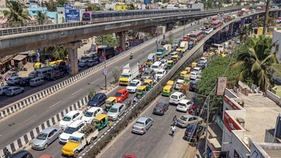 The techie, who describes himself as a “proud Bangalorean, born and raised,” shared his ordeal of traveling 25 km to and from work. (PTI) The techie, who describes himself as a “proud Bangalorean, born and raised,” shared his ordeal of traveling 25 km to and from work. (PTI)