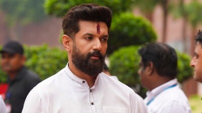 New Delhi: Union Minister Chirag Paswan during the first day of the Monsoon session of Parliament, in New Delhi, Monday, July 21, 2025. (PTI) New Delhi: Union Minister Chirag Paswan during the first day of the Monsoon session of Parliament, in New Delhi, Monday, July 21, 2025. (PTI)
