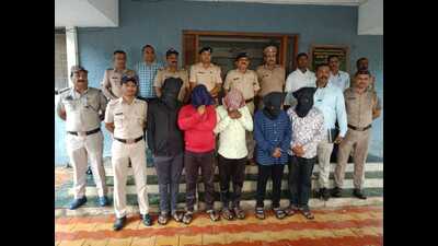 Police stated that most of the accused previously worked in shops selling pooja products near the temple. (HT) Police stated that most of the accused previously worked in shops selling pooja products near the temple. (HT)