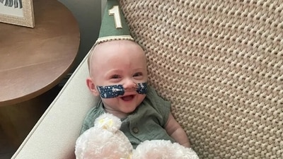 Iowa boy Nash Keen was born on July 5, 2024, 133 days ahead of his scheduled delivery. (GWR)