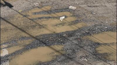 Residents claim that the roads, constructed just a few months ago after a delay of over five years, are already filled with potholes. (Parveen Kumar/HT Photo) Residents claim that the roads, constructed just a few months ago after a delay of over five years, are already filled with potholes. (Parveen Kumar/HT Photo)