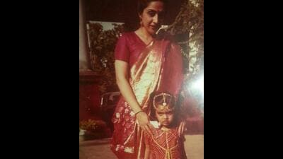 Then and now: Young Sheena Chohan with her mother, Harry. (Sheena Chohan) Then and now: Young Sheena Chohan with her mother, Harry. (Sheena Chohan)