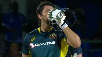 Tim David smashed his maiden T20I century Tim David smashed his maiden T20I century