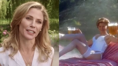 Julie Bowen plays Virginia Venit, Happy Gilmore's wife. (X/@popcoxology, sjoseph_sports) Julie Bowen plays Virginia Venit, Happy Gilmore's wife. (X/@popcoxology, sjoseph_sports)