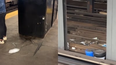 An Indian vlogger's video of a dirty New York subway went viral. (Instagram/nitishadvitiy) An Indian vlogger's video of a dirty New York subway went viral. (Instagram/nitishadvitiy)