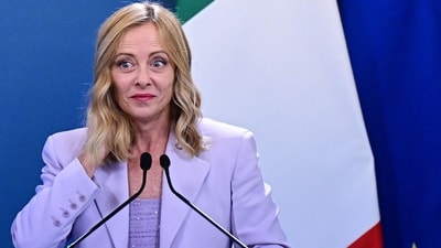 Italy's Prime Minister Giorgia Meloni said on Saturday that recognising the State of Palestine before it is established. (AFP) Italy's Prime Minister Giorgia Meloni said on Saturday that recognising the State of Palestine before it is established. (AFP)