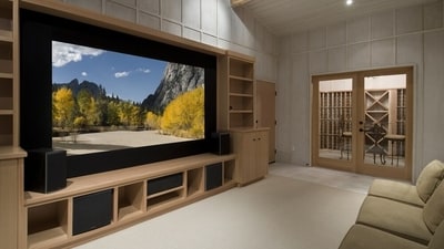 Projection installation needs to be in tandem with the surrounding decor. (Shutterstock) Projection installation needs to be in tandem with the surrounding decor. (Shutterstock)