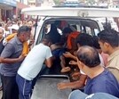 An injured person being taken for treatment after a stampede at Mansa Devi temple, in Haridwar on July 27. (Agency) An injured person being taken for treatment after a stampede at Mansa Devi temple, in Haridwar on July 27. (Agency)