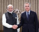 Indian Prime Minister Narendra Modi (left) meets Prime Minister of Canada Mark Carney on the sidelines of the G7 Summit at Kananaskis, in Alberta, Canada, on June 18, 2025. (PTI) Indian Prime Minister Narendra Modi (left) meets Prime Minister of Canada Mark Carney on the sidelines of the G7 Summit at Kananaskis, in Alberta, Canada, on June 18, 2025. (PTI)