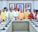 UP chief minister Yogi Adityanath with MPs/MLAs of Kanpur division during a meeting in Lucknow on July 27. (Sourced) UP chief minister Yogi Adityanath with MPs/MLAs of Kanpur division during a meeting in Lucknow on July 27. (Sourced)