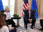 U.S. President Donald Trump and European Commission President Ursula von der Leyen announced a trade deal between the US and the EU.