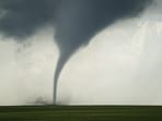 A massive tornado was spotted near Watertown, South Dakota A massive tornado was spotted near Watertown, South Dakota