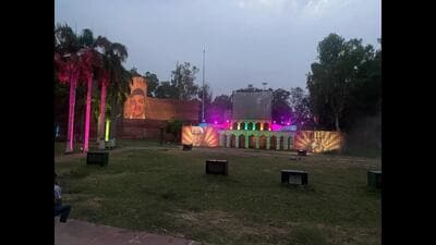 An additional ₹625.80 lakh has been set aside for streetscape development featuring digital projections to enrich the visitor experience (HT File) An additional ₹625.80 lakh has been set aside for streetscape development featuring digital projections to enrich the visitor experience (HT File)