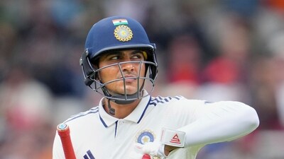 India's captain Shubman Gill walks off the field after losing his wicket on the final day of the fourth cricket test match between England and India (AP) India's captain Shubman Gill walks off the field after losing his wicket on the final day of the fourth cricket test match between England and India (AP)
