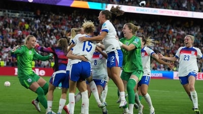 England beat Spain 3-1 on penalties to win the Women's Euro 2025 (AP) England beat Spain 3-1 on penalties to win the Women's Euro 2025 (AP)