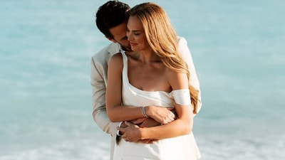hannah brown wedding dress designer Hannah's @hannahbrown wedding was everything a classic love story should be   intimate, timeless, and overflowing with joy She wore our exclusive  Cheyan gown, a regal ball gown designed to make her