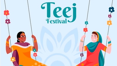 Happy Hariyali Teej 2025: On this beautiful occasion, may your heart bloom like the monsoon flowers and your life be filled with joy. Happy Teej! (Freepik) Happy Hariyali Teej 2025: On this beautiful occasion, may your heart bloom like the monsoon flowers and your life be filled with joy. Happy Teej! (Freepik)