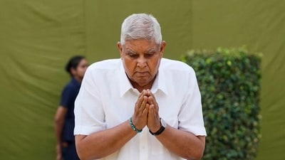 Jagdeep Dhankhar quit as Vice President of India abruptly on July 21, with two years remaining in his term. (X/@VPIndia/File)