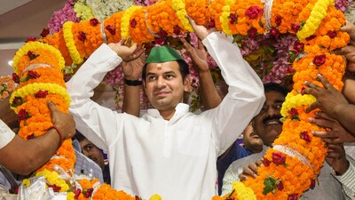 Tej Pratap Yadav, who was recently expelled from the RJD by his father and founding president Lalu Prasad, has announced that he would contest the upcoming Bihar assembly election from Mahua seat in Vaishali district as an Independent candidate. (PTI) Tej Pratap Yadav, who was recently expelled from the RJD by his father and founding president Lalu Prasad, has announced that he would contest the upcoming Bihar assembly election from Mahua seat in Vaishali district as an Independent candidate. (PTI)