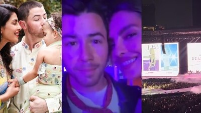 Priyanka Chopra and Nick Jonas attended BLACKPINK's concert in New York. Priyanka Chopra and Nick Jonas attended BLACKPINK's concert in New York.