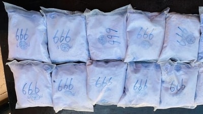 During the operation, narcotic substances such as ganja, liquor and hookah were seized. (HT file photo)
