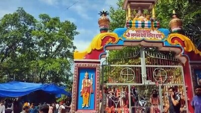The stampede broke out around 9 am on the stairway route leading to the Mansa Devi temple in Haridwar, Uttarakhand. (PTI) The stampede broke out around 9 am on the stairway route leading to the Mansa Devi temple in Haridwar, Uttarakhand. (PTI)