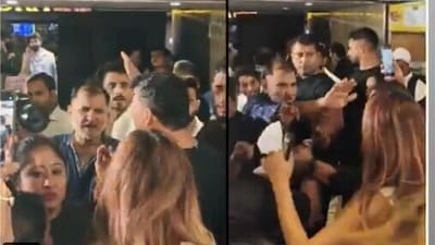 The incident, caught on video during the film launch, later went viral on social media. (X) The incident, caught on video during the film launch, later went viral on social media. (X)