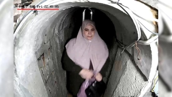 Samar Abu Zamer, widow of Hamas chief Yahya Sinwar, reportedly fled Gaza and remarried in Turkey. (X-@OKAreporter)