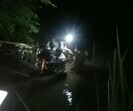 A rescue operation underway at the mishap site in Malaud, Ludhiana.