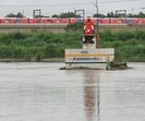 A temple in the Yamuna in New Delhi was submerged after water was released from Haryana, on Sunday. (Vipin Kumar/HT Photo) A temple in the Yamuna in New Delhi was submerged after water was released from Haryana, on Sunday. (Vipin Kumar/HT Photo)