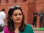 Shiv Sena (UBT) MP Priyanka Chaturvedi during the first day of the Monsoon session of Parliament, in New Delhi, Monday, July 21, 2025. Shiv Sena (UBT) MP Priyanka Chaturvedi during the first day of the Monsoon session of Parliament, in New Delhi, Monday, July 21, 2025.